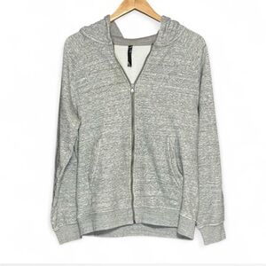 Fabletics Heather Gray Zip Up Hoodie
